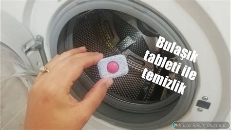 bulaşık makinesi tableti ile çamaşır makinesi temizlenir mi